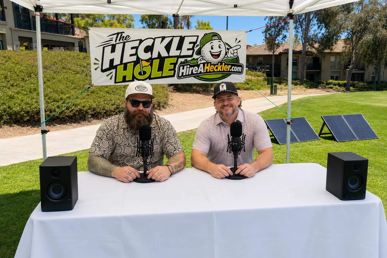 Scott Busby and Tanner K, Hire a Heckler comedians